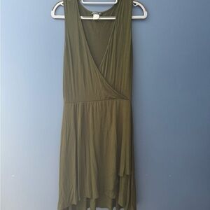 VENUS Olive High Low Dress